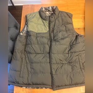 Like New Duck Camp Dry Down Reversible Vest 3XL